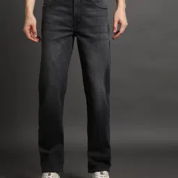 john players jeans Men Mid-Wash Straight Fit Jeans image 4