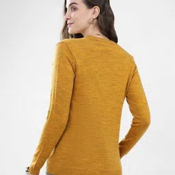 monte carlo Women Button-Down Cardigan with Ribbed Hem image 4