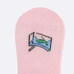 yousta Women Pack of 2 Printed No-Show Socks image 4