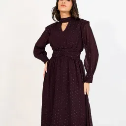 styli Women Western Wear Polka-dot A-line Dress image 4