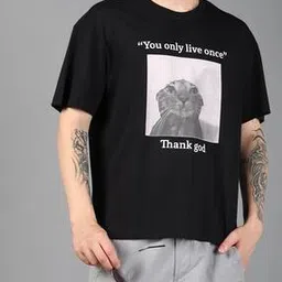 Shein Drop Shoulder Typographic Chest Print Crew Tshirt-picture-23