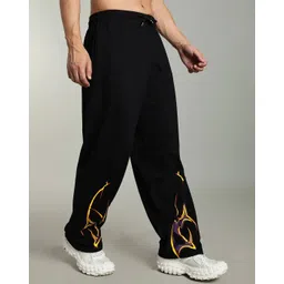 unicus apparel Men Graphic Print Flared Joggers image 1
