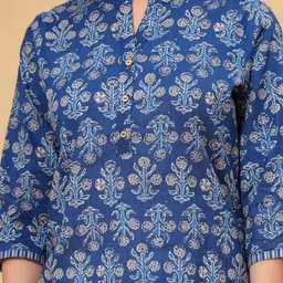 indie picks Block Print A-Line Tunic image 5