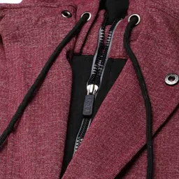 arise Men Regular Fit Front Open Hooded Sweatshirt image 5