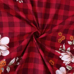 arrabi Single Size Fitted Bedsheet with 1 Pillow Cover image 5