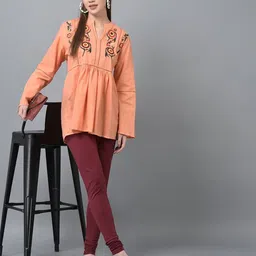 dollar missy Women Cotton Four-Way Stretchable Churidar Leggings image 5