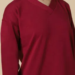 allen solly Women Regular Fit V-Neck Sweatshirt image 5