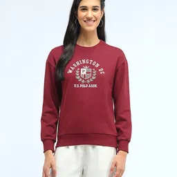 u.s. polo assn. Women Brand Embroidered Regular Fit Sweatshirt image 5