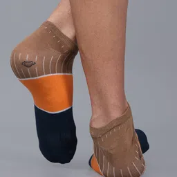 dollar Pack of 5 Striped Ankle-Length Socks image 5