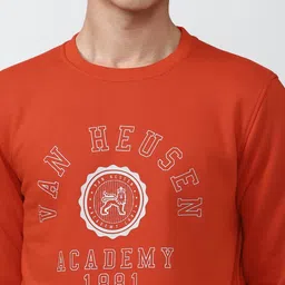 van heusen Brand Print Slim Fit Sweatshirt image 5