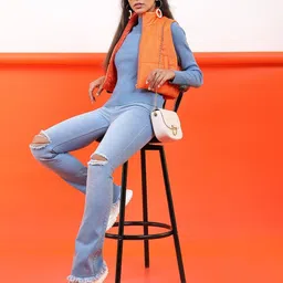 ketch Sleeveless Zip-Front Bomber Jacket image 5