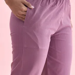 go colors Cotton Pants with Elasticated Waist & Insert pockets image 5