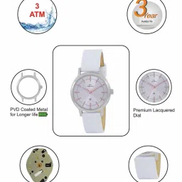 pa maxima Women 51633LMLI Water-Resistant Analogue Watch image 5