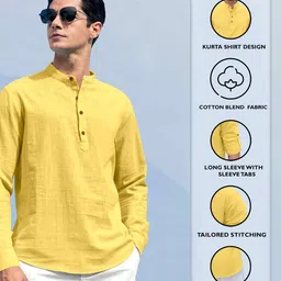 fifth u Men Regular Fit Short Kurta image 5