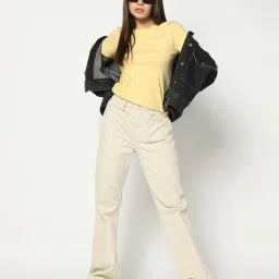 gap Women Solid Short-Sleeve Ribbed T-Shirt image 5