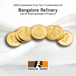 bangalore refinery 24 Kt (999) 8 GM Yellow Ganesh Lord Ganesh Coin image 5