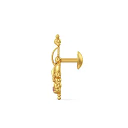 joyalukkas 22 KT Yellow Gold Stud Earrings image 5