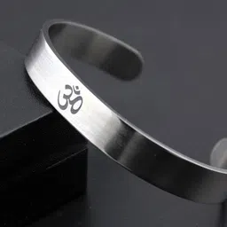 yellow chimes Om Symbol Kada Bracelet image 5