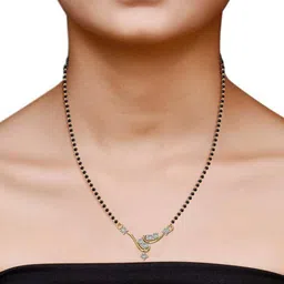 dishis Diamond Studded Yellow Gold Pendant image 5