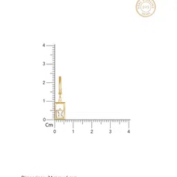 giva 925 Sterling Silver Gold-Plated Hoop Earrings image 5