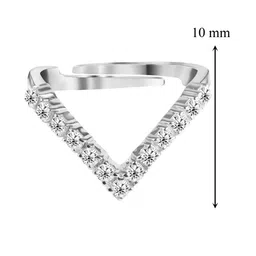clara 925 Sterling Silver Adjustable Ring image 5