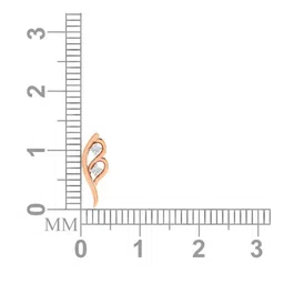 avsar Yellow Gold Stone-Studded Stud Earrings image 5