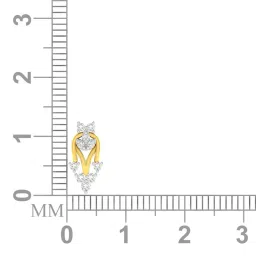 avsar Yellow Gold Diamond Stud Earrings image 5