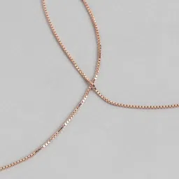 zavya Sterling Silver Box Chain Anklets image 5