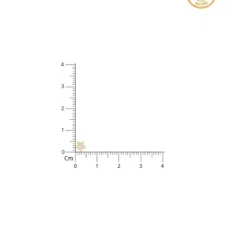 giva Sterling Silver Gold-Plated Zircon Star Stud Earrings image 5