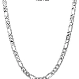 akshat sapphire Sterling Silver Trishul Pendant with Chain image 5