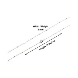 akshat sapphire Sterling Silver God Radha Krishna Pendant with Chain image 5