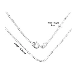 akshat sapphire Sterling Silver Tirupati Bala Ji Pendant with Chain image 5