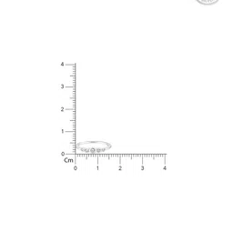 giva Sterling Silver Zircon Penta Glow Ring image 5