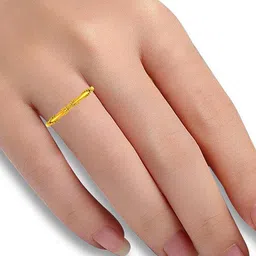 p.c. chandra jewellers Women Yellow Gold Ring with Unique Detailing image 5