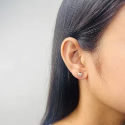 arte Women Rose Gold-Plated Sterling Silver Stud Earrings image 5