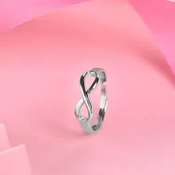 clara Women Sterling Silver Infinity Ring image 5