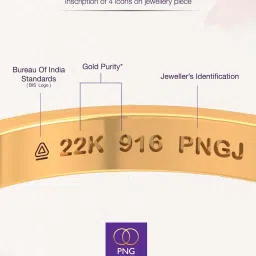 p n gadgil jewellers Women Yellow Gold Panchmukhi Rudraksha Pendant with Chain image 5