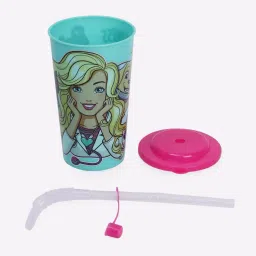 Barbie Sipper with Straw 450 ml image 5