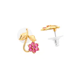 estele Gold-Plated Ruby Necklace Set image 5