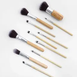 bronson professional Bamboo Makeup Brush Set with Pouch image 5