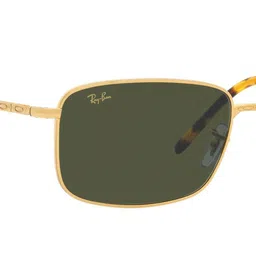ray-ban 0RB371791963157 Unisex UV Protected Green Lens Rectangle Sunglasses image 5
