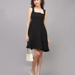 Shein Party Sleeveless Corset Style Fit and Flare Dress image 5