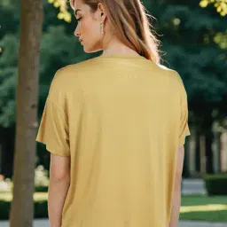 Shein Drop-Shoulder Typographic Chest Print Loose Fit Tshirt image 5