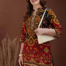 berrylicious Floral and Geometrical Printed Rayon 2-Piece Sets image 5