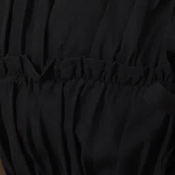 Shein Cute Spaghetti Strap Front Tie-Up Ruffled Short Top image 5