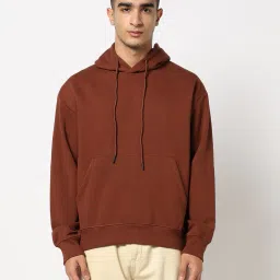 yousta Men Loose Fit Hoodie with Kangaroo Pocket image 5