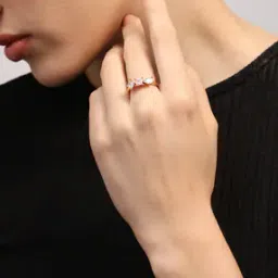 Shein Women Slip-On Gold Classic Ring with Crystals-picture-42