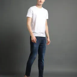john players jeans Men Mid-Wash Cropped Skinny Fit Jeans image 5