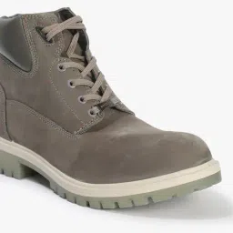 woodland Panelled High-Top Lace-Up Boots image 5