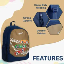 f-gear Boys Graphic Print Backpack with Adjustable Straps image 5